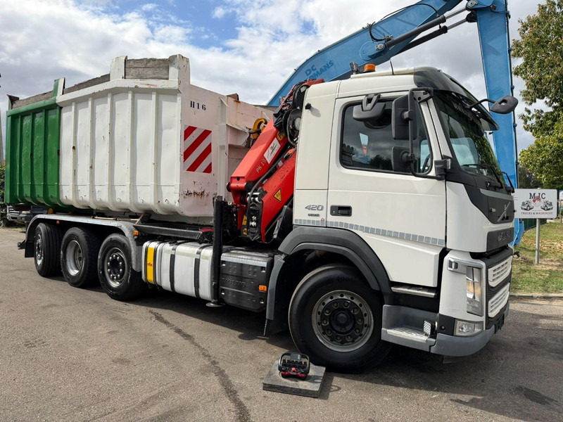 Volvo FM 420 8x2 HOOKLIFT + CRANE PALFINGER PK19.001 SLD B - *294.000km* - EURO 6 - LIFT + STEERING AXLE - I SHIFT - BE TRUCK - Multibasculante camión, Camión grúa: foto 2 Volvo FM 420 8x2 HOOKLIFT + CRANE PALFINGER PK19.001 SLD B - *294.000km* - EURO 6 - LIFT + STEERING AXLE - I SHIFT - BE TRUCK - Multibasculante camión, Camión grúa: foto 2