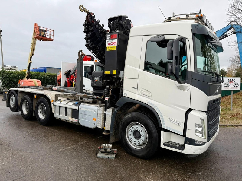 Volvo FM 500 8X4 TRIDEM HOOKLIFT + (25m!) CRANE HIAB 302 E-8x + 1 ME + WINCH - *127.000km* - *1976h crane hours* - TOP CONDITION - BE TRUCK - Multibasculante camión, Camión grúa: foto 2 Volvo FM 500 8X4 TRIDEM HOOKLIFT + (25m!) CRANE HIAB 302 E-8x + 1 ME + WINCH - *127.000km* - *1976h crane hours* - TOP CONDITION - BE TRUCK - Multibasculante camión, Camión grúa: foto 2