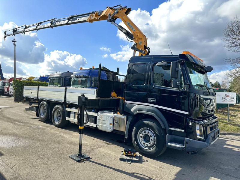 Volvo FMX 370 6x2 PLATFORM 6M35 + CRANE EFFER 215/6S -*127.000km* - LIFT AXLE - DOUBLE WHEELS - I SHIFT - EURO 6 - BE PAPERS - Camión grúa: foto 1 Volvo FMX 370 6x2 PLATFORM 6M35 + CRANE EFFER 215/6S -*127.000km* - LIFT AXLE - DOUBLE WHEELS - I SHIFT - EURO 6 - BE PAPERS - Camión grúa: foto 1