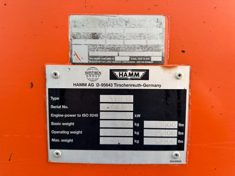 Hamm GRW15 - Rodillo de neumáticos: foto 4 Hamm GRW15 - Rodillo de neumáticos: foto 4