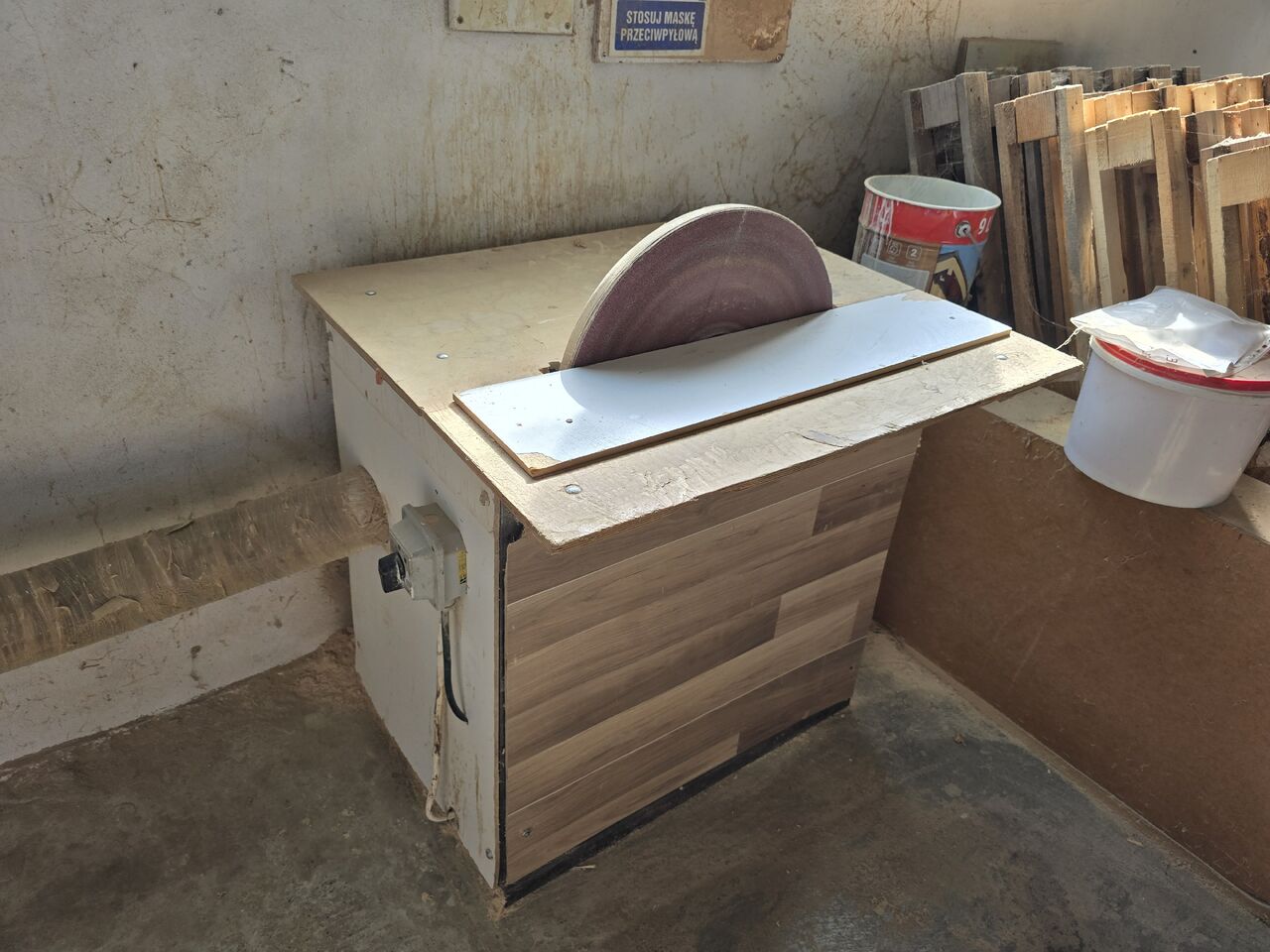 Szlifierka stołowa tarczowa talerzowa - Máquina para madera: foto 2 Szlifierka stołowa tarczowa talerzowa - Máquina para madera: foto 2