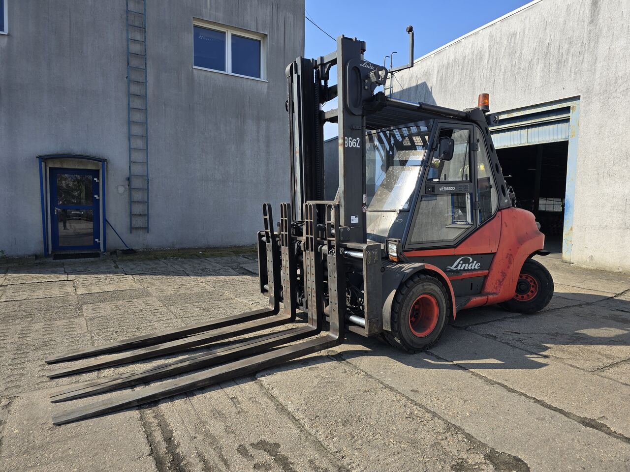 Linde H80T-02/900 - Carretilla elevadora diésel: foto 1 Linde H80T-02/900 - Carretilla elevadora diésel: foto 1