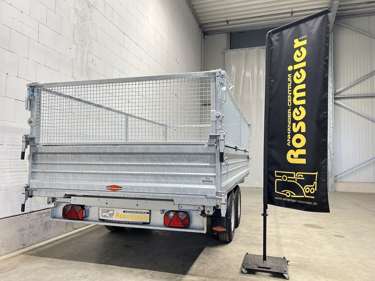 Böckmann DK-ST 3718/35 P Gitter Dreiseitenkipper - Volquete remolque: foto 5 Böckmann DK-ST 3718/35 P Gitter Dreiseitenkipper - Volquete remolque: foto 5
