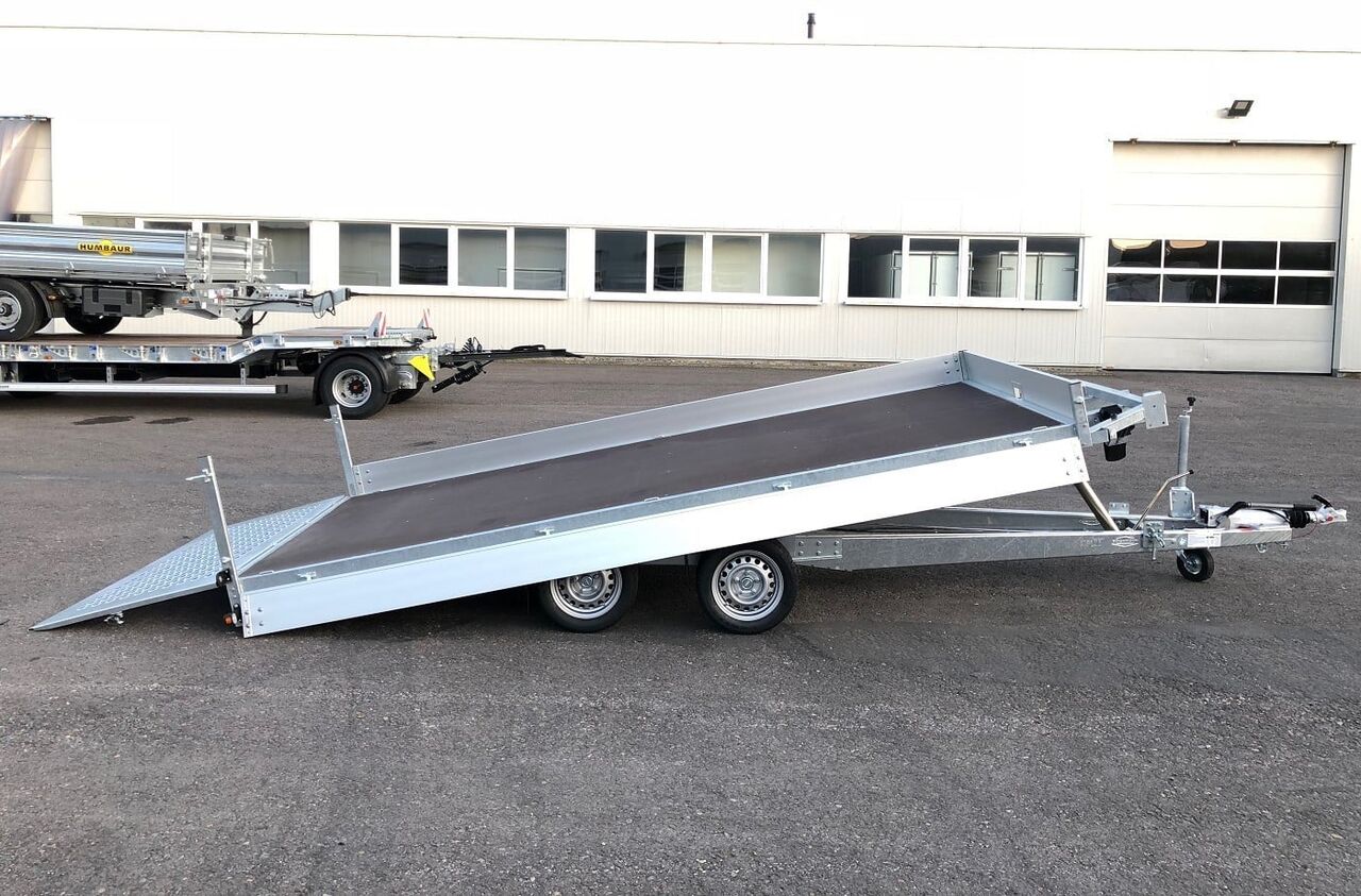 Böckmann MH-AL 4320/35 Maschinentransporter - Remolque plataforma/ Caja abierta: foto 1 Böckmann MH-AL 4320/35 Maschinentransporter - Remolque plataforma/ Caja abierta: foto 1