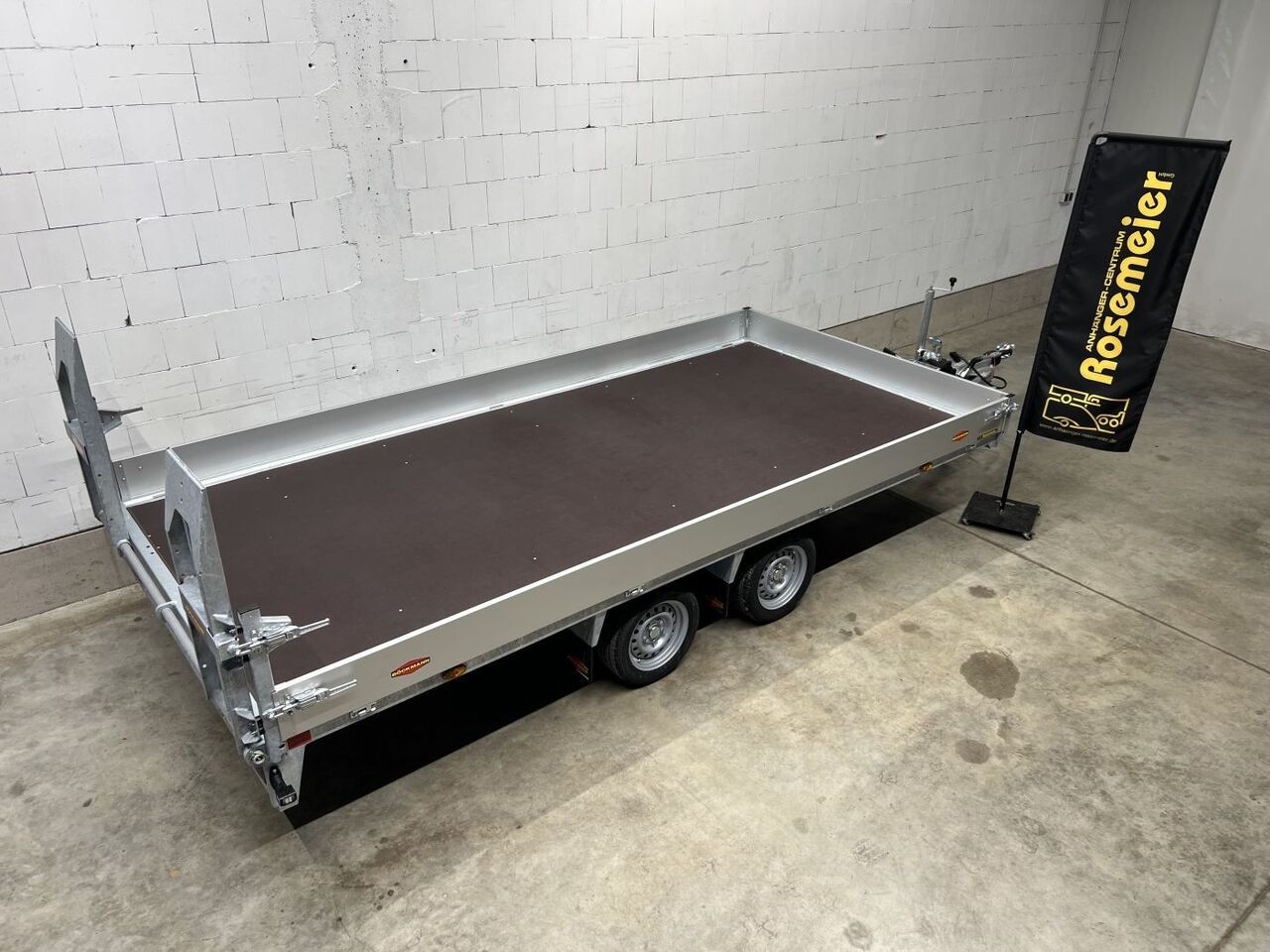 Böckmann MH-AL 4321/35 Maschinentransporter - Remolque plataforma/ Caja abierta: foto 3 Böckmann MH-AL 4321/35 Maschinentransporter - Remolque plataforma/ Caja abierta: foto 3