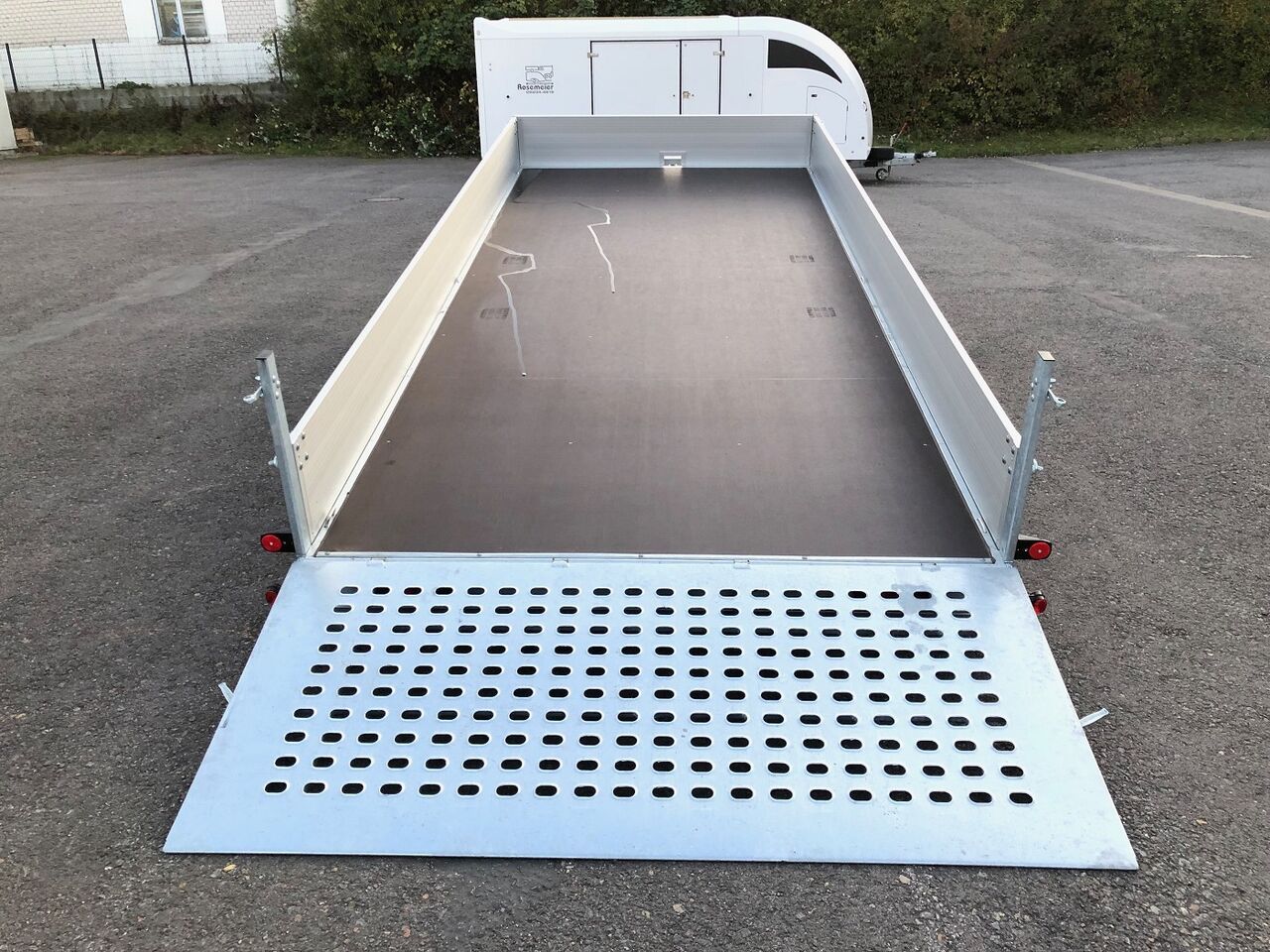 Böckmann MH-AL 5020/35 BW Maschinentransporter - Remolque plataforma/ Caja abierta: foto 4 Böckmann MH-AL 5020/35 BW Maschinentransporter - Remolque plataforma/ Caja abierta: foto 4