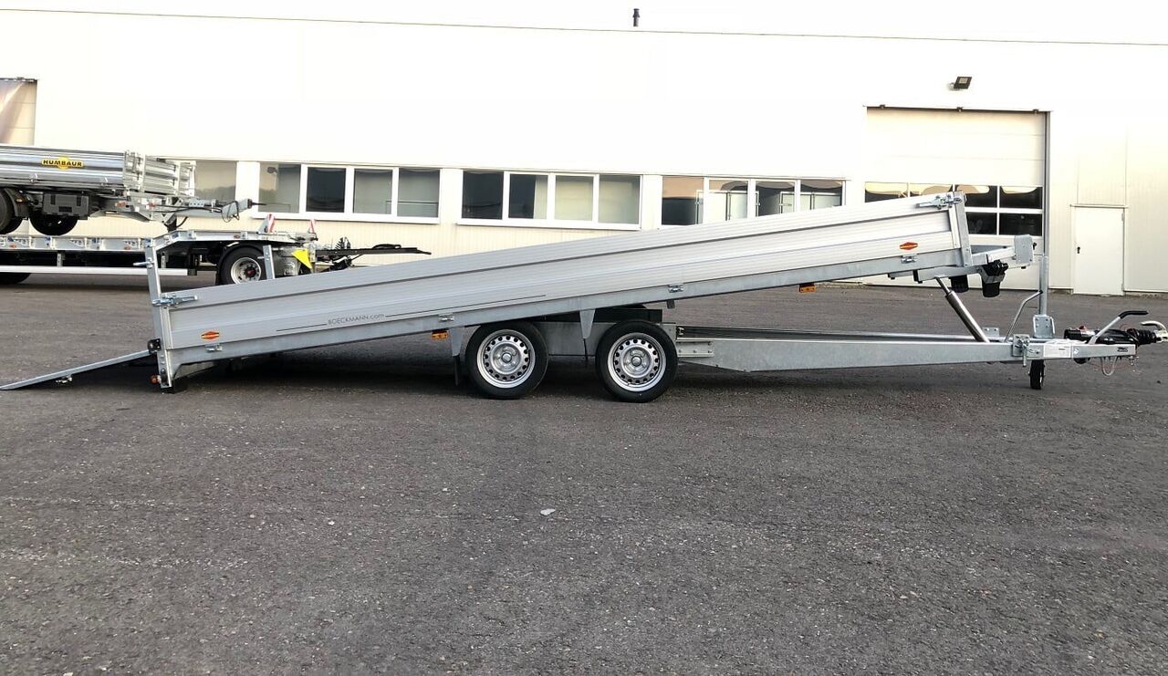 Böckmann MH-AL 5020/35 BW Maschinentransporter - Remolque plataforma/ Caja abierta: foto 1 Böckmann MH-AL 5020/35 BW Maschinentransporter - Remolque plataforma/ Caja abierta: foto 1
