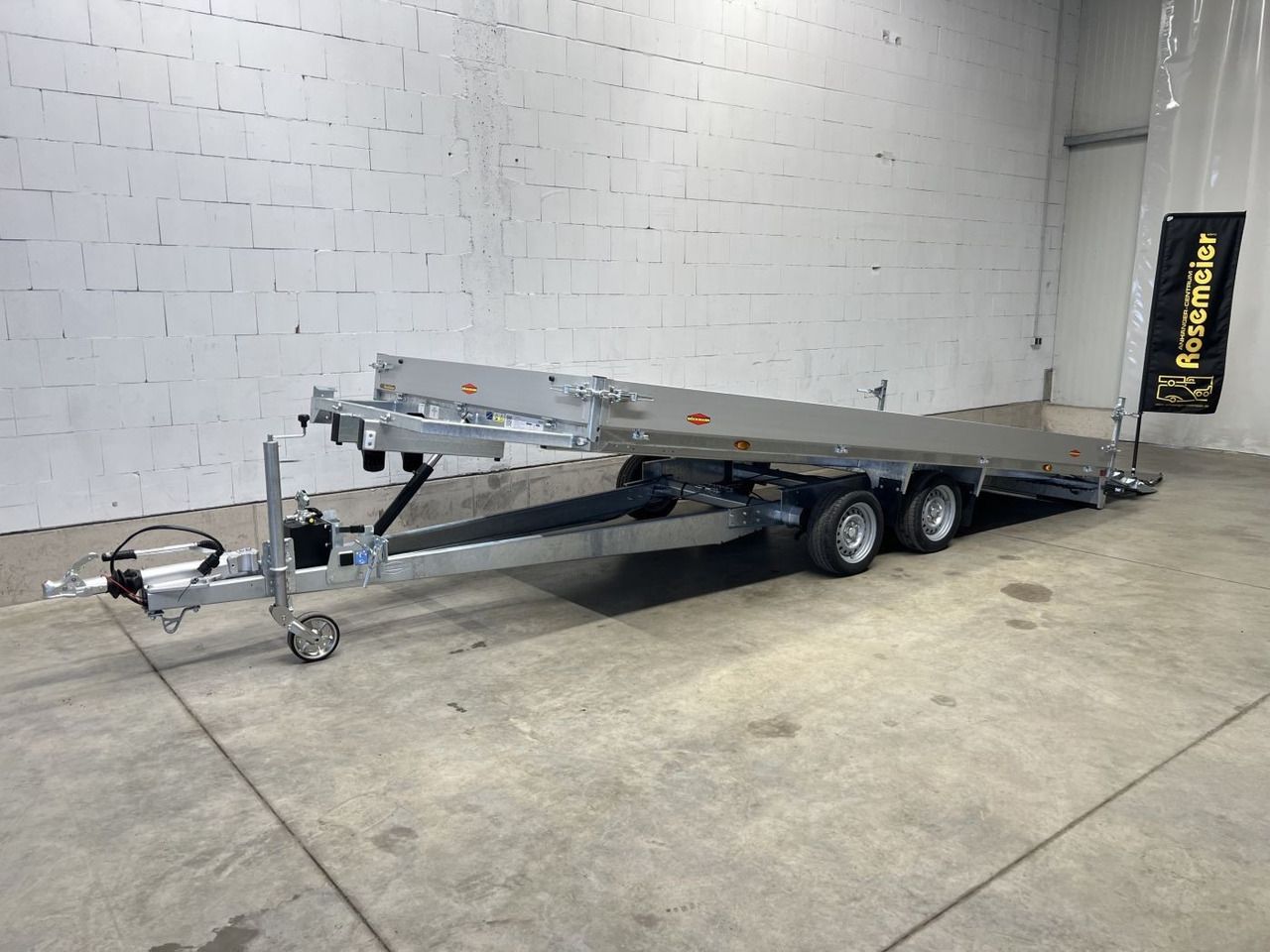 Böckmann MH-AL 5021/35 Maschinentransporter - Remolque plataforma/ Caja abierta: foto 3 Böckmann MH-AL 5021/35 Maschinentransporter - Remolque plataforma/ Caja abierta: foto 3