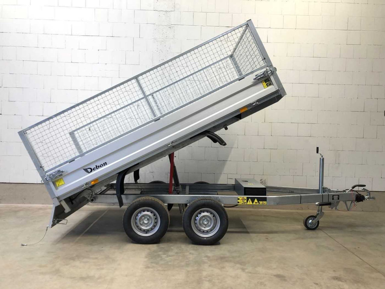 CHEVAL LIBERTE DEBON PW1.2E Lux E-Pumpe Gitter Rückwärtskipper - Volquete remolque: foto 1 CHEVAL LIBERTE DEBON PW1.2E Lux E-Pumpe Gitter Rückwärtskipper - Volquete remolque: foto 1