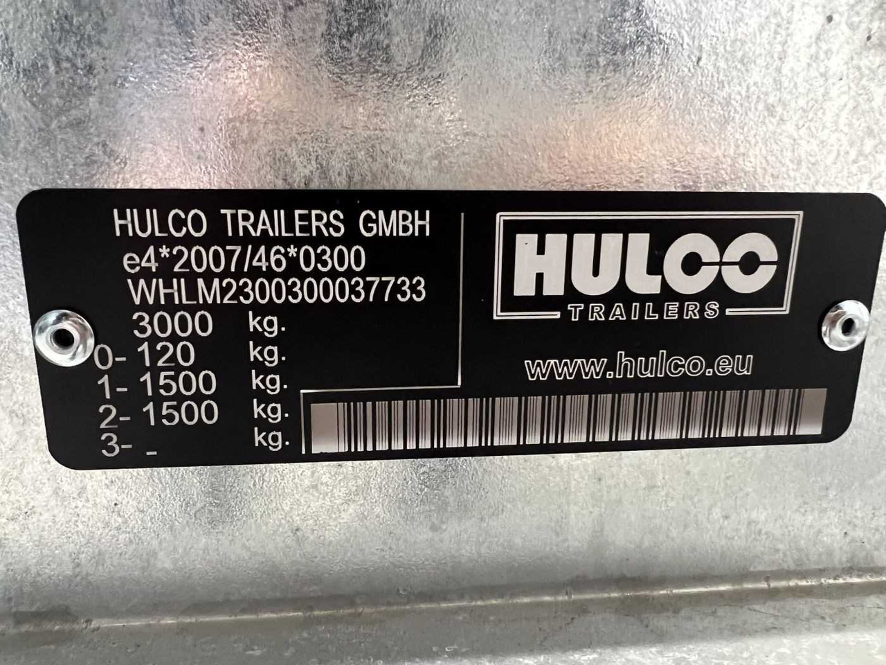 HULCO Medax-2 3000 Plane Hochlader - Remolque de coche: foto 3 HULCO Medax-2 3000 Plane Hochlader - Remolque de coche: foto 3