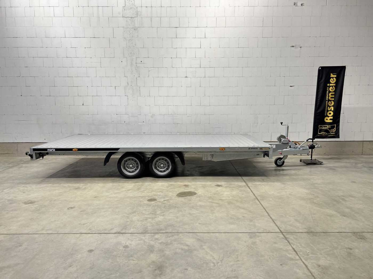 Portavehículos remolque nuevo MARTZ GT Plateau 450/2 S 3T Alu Plattformanhänger: foto 12