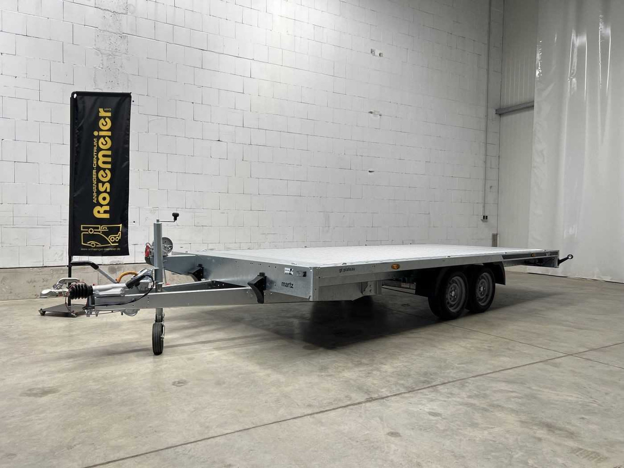 Portavehículos remolque nuevo MARTZ GT Plateau 450/2 S 3T Alu Plattformanhänger: foto 29