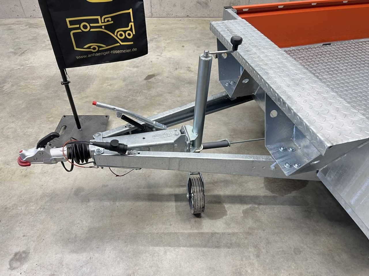 Remolque porta maquinaria nuevo ROSEMEIER VE BAT C35.36 orange Maschinentransporter: foto 21