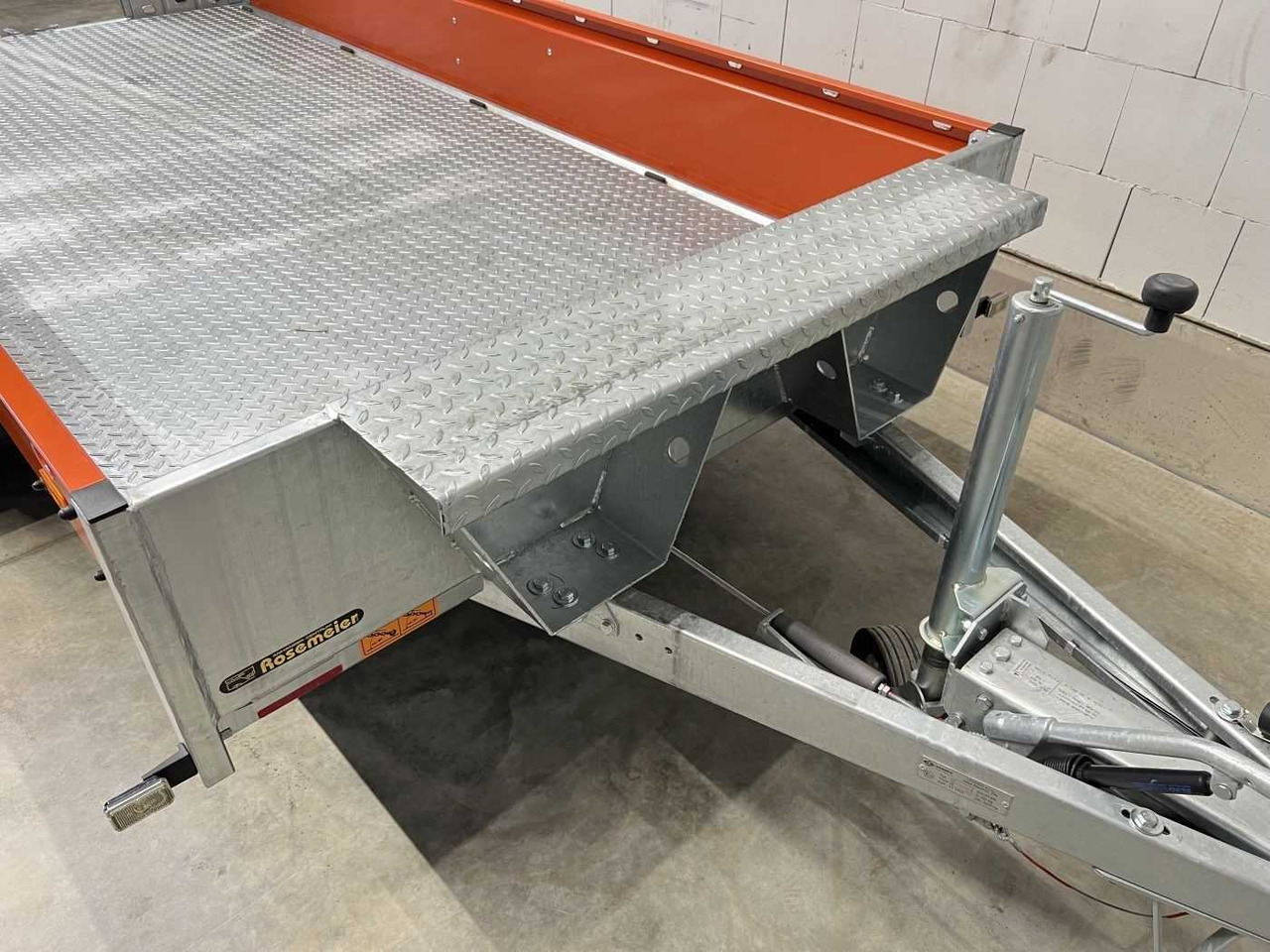 Remolque porta maquinaria nuevo ROSEMEIER VE BAT C35.36 orange Maschinentransporter: foto 19