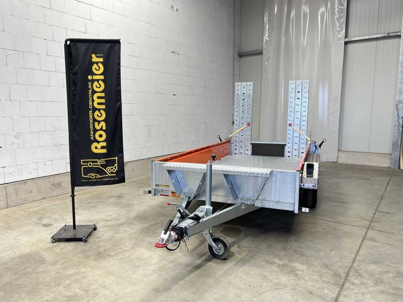 Remolque porta maquinaria nuevo ROSEMEIER VE BAT C35.36 orange Maschinentransporter: foto 23