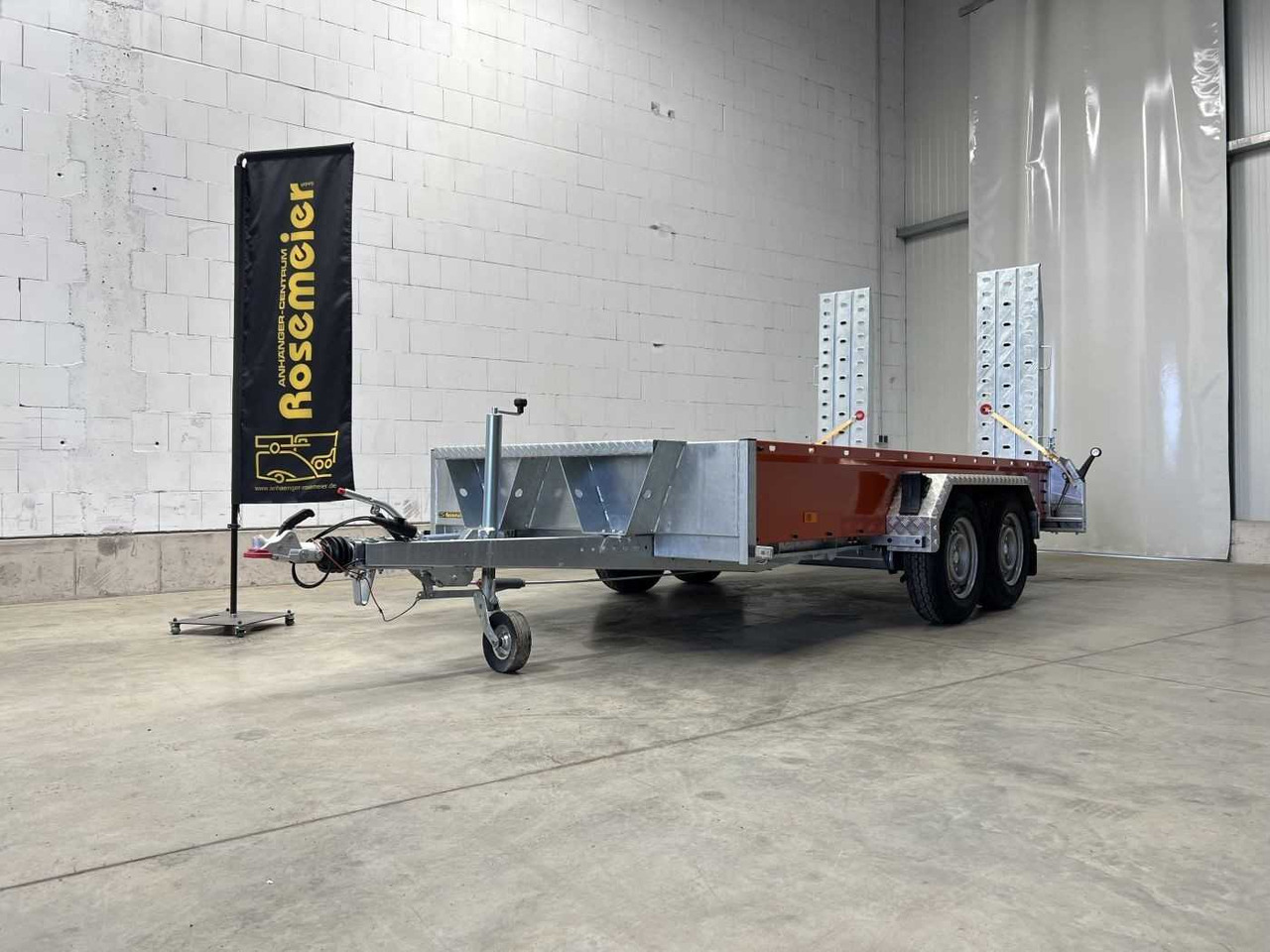 Remolque porta maquinaria nuevo ROSEMEIER VE BAT C35.36 orange Maschinentransporter: foto 26