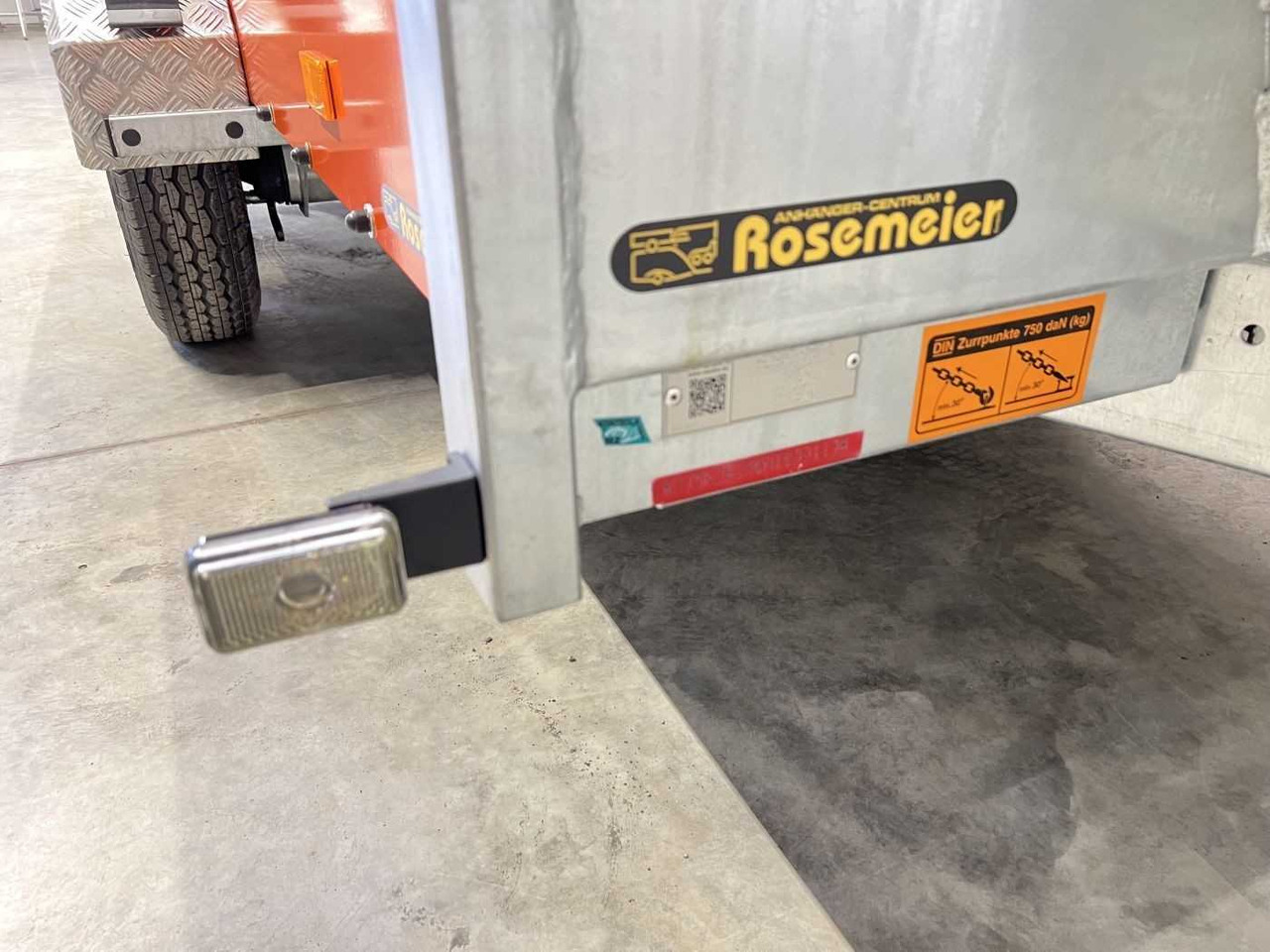 Remolque porta maquinaria nuevo ROSEMEIER VE BAT C35.36 orange Maschinentransporter: foto 18