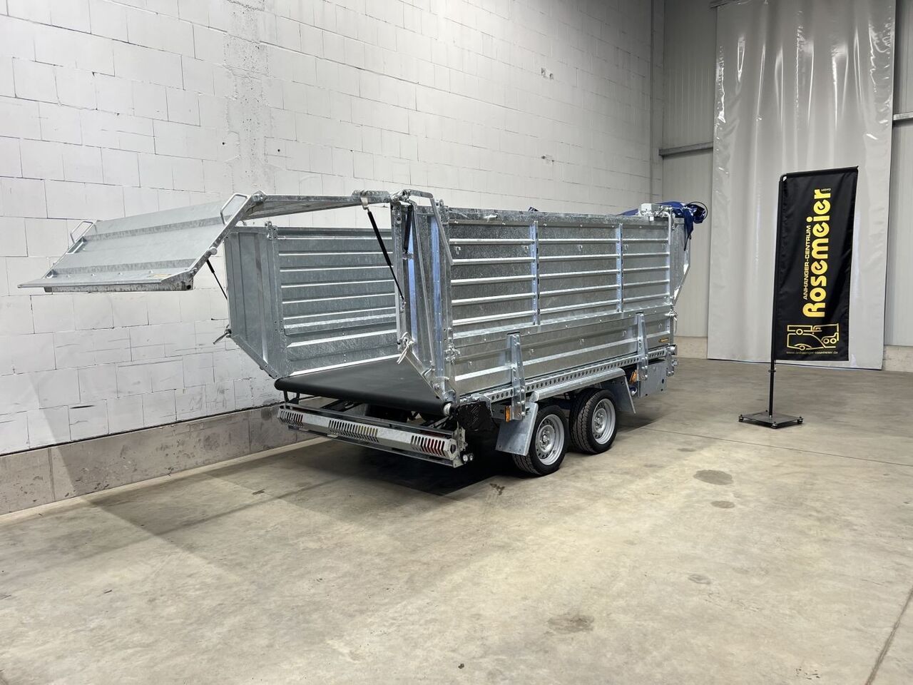 Rosemeier G GA 3500 Volumen Schubbodenanhänger - Remolque plataforma/ Caja abierta: foto 2 Rosemeier G GA 3500 Volumen Schubbodenanhänger - Remolque plataforma/ Caja abierta: foto 2