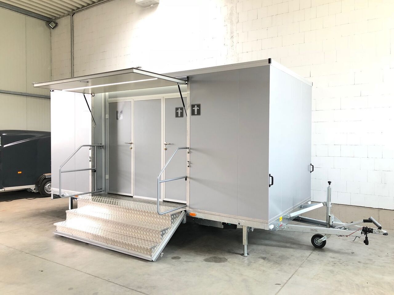 Rosemeier VE 3 Damen, 1 Herren, 4 Urinale Toilettenanhänger - Remolque plataforma/ Caja abierta: foto 5 Rosemeier VE 3 Damen, 1 Herren, 4 Urinale Toilettenanhänger - Remolque plataforma/ Caja abierta: foto 5