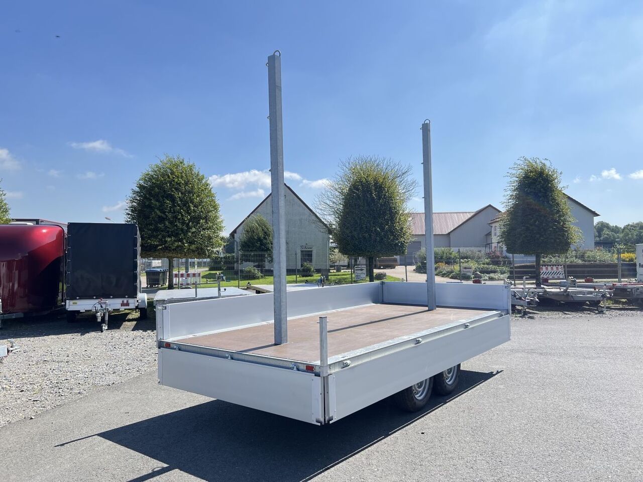 UNSINN ULM 4220-35-14 Langmaterialanhänger - Remolque plataforma/ Caja abierta: foto 4 UNSINN ULM 4220-35-14 Langmaterialanhänger - Remolque plataforma/ Caja abierta: foto 4