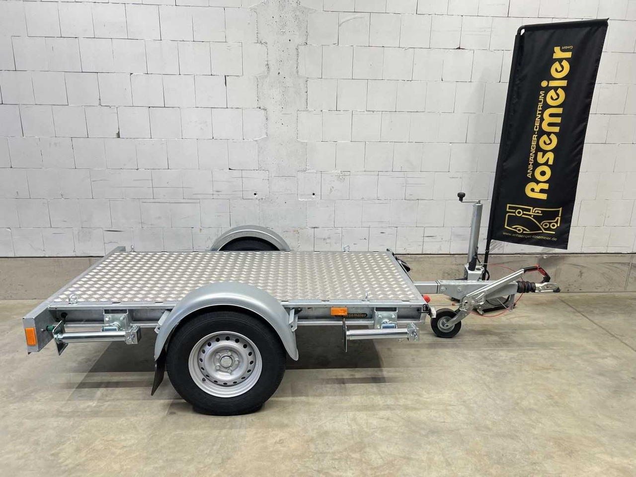 VEZEKO Generator 1-Achser Maschinentransporter - Remolque para moto: foto 2 VEZEKO Generator 1-Achser Maschinentransporter - Remolque para moto: foto 2