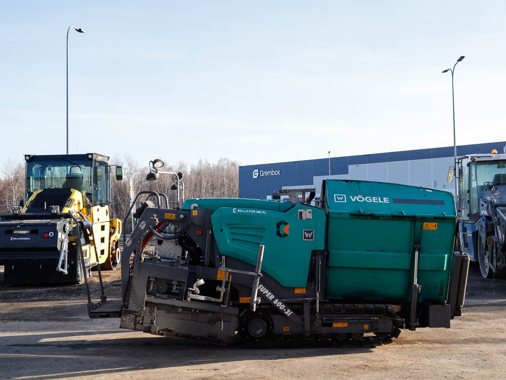 VÖGELE SUPER 800-3i - Pavimentadora de asfalto: foto 5 VÖGELE SUPER 800-3i - Pavimentadora de asfalto: foto 5