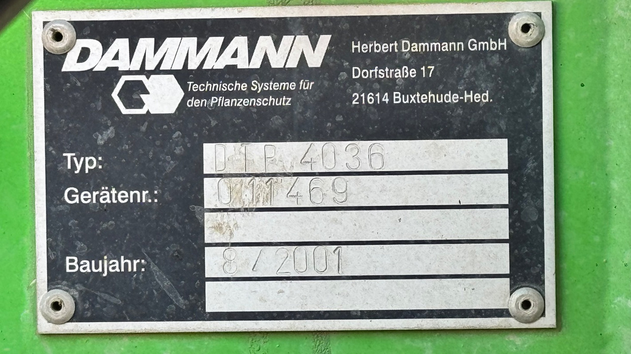 Dammann DTP 4036 ProfiClass in TOP Condition - Pulverizador autopropulsado: foto 4 Dammann DTP 4036 ProfiClass in TOP Condition - Pulverizador autopropulsado: foto 4