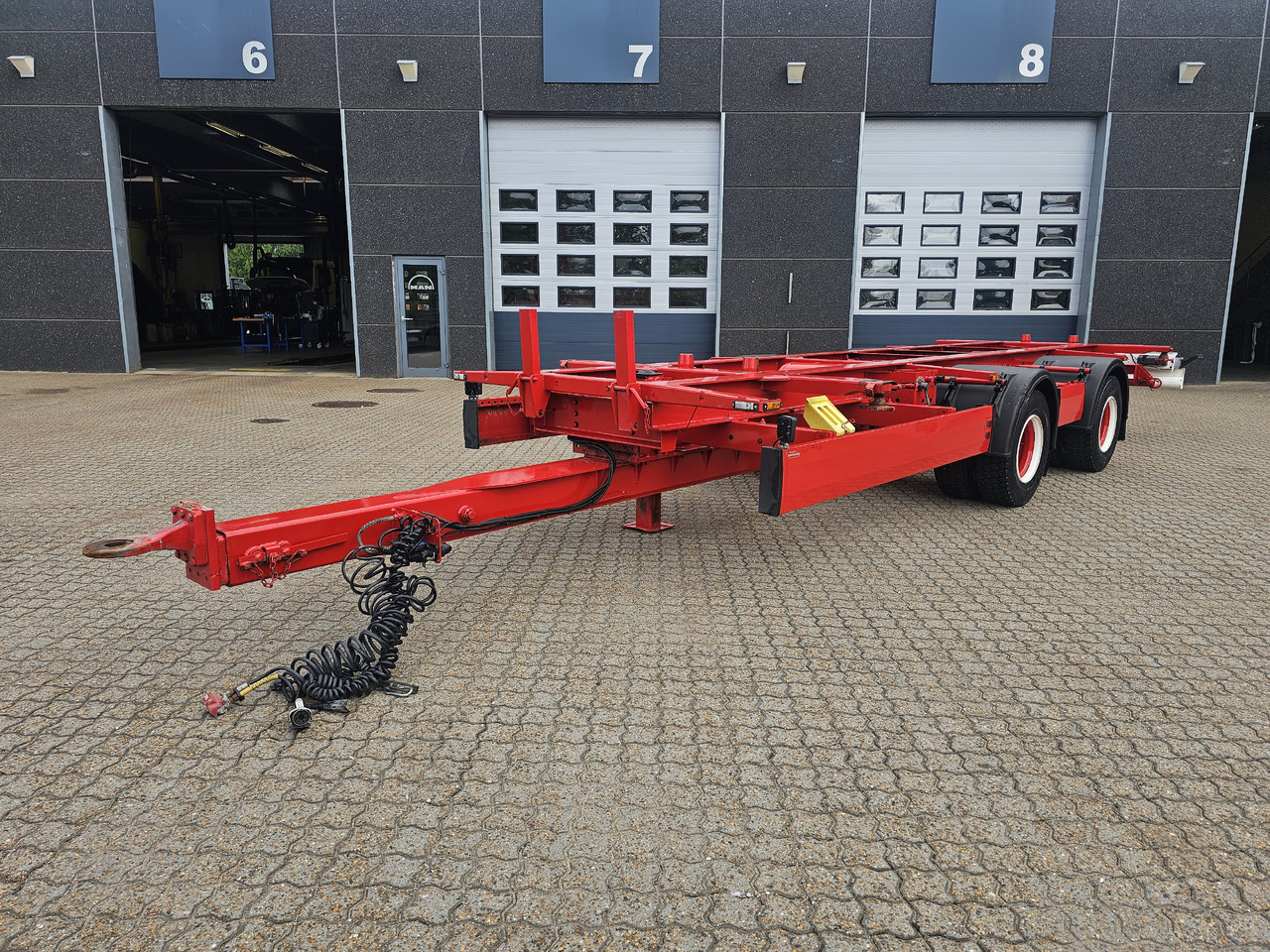 Krone 2 Aksl. Kærre - Portacontenedore/ Intercambiable remolque: foto 1 Krone 2 Aksl. Kærre - Portacontenedore/ Intercambiable remolque: foto 1