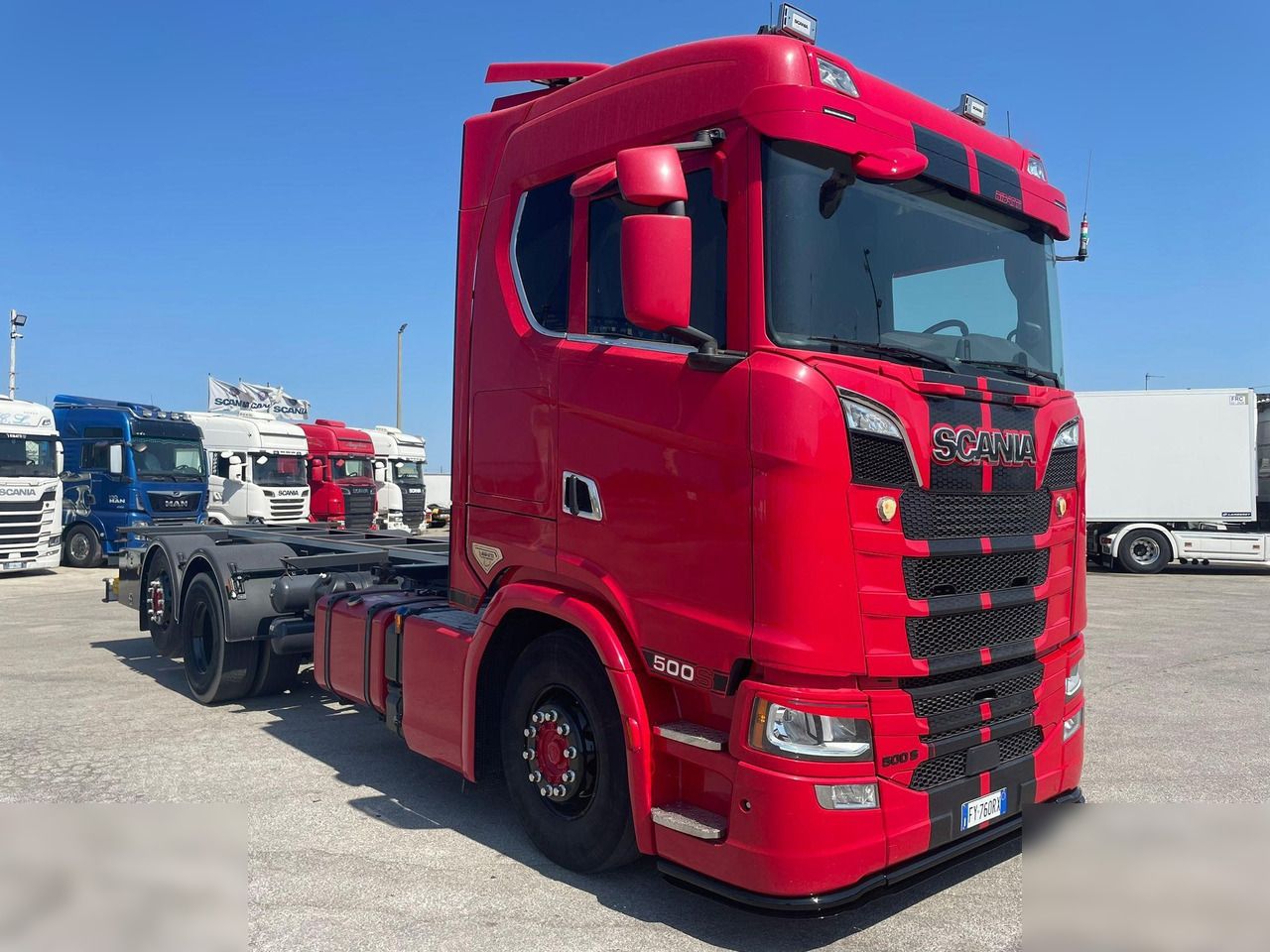 SCANIA S500 - Portacontenedore/ Intercambiable camión: foto 1 SCANIA S500 - Portacontenedore/ Intercambiable camión: foto 1