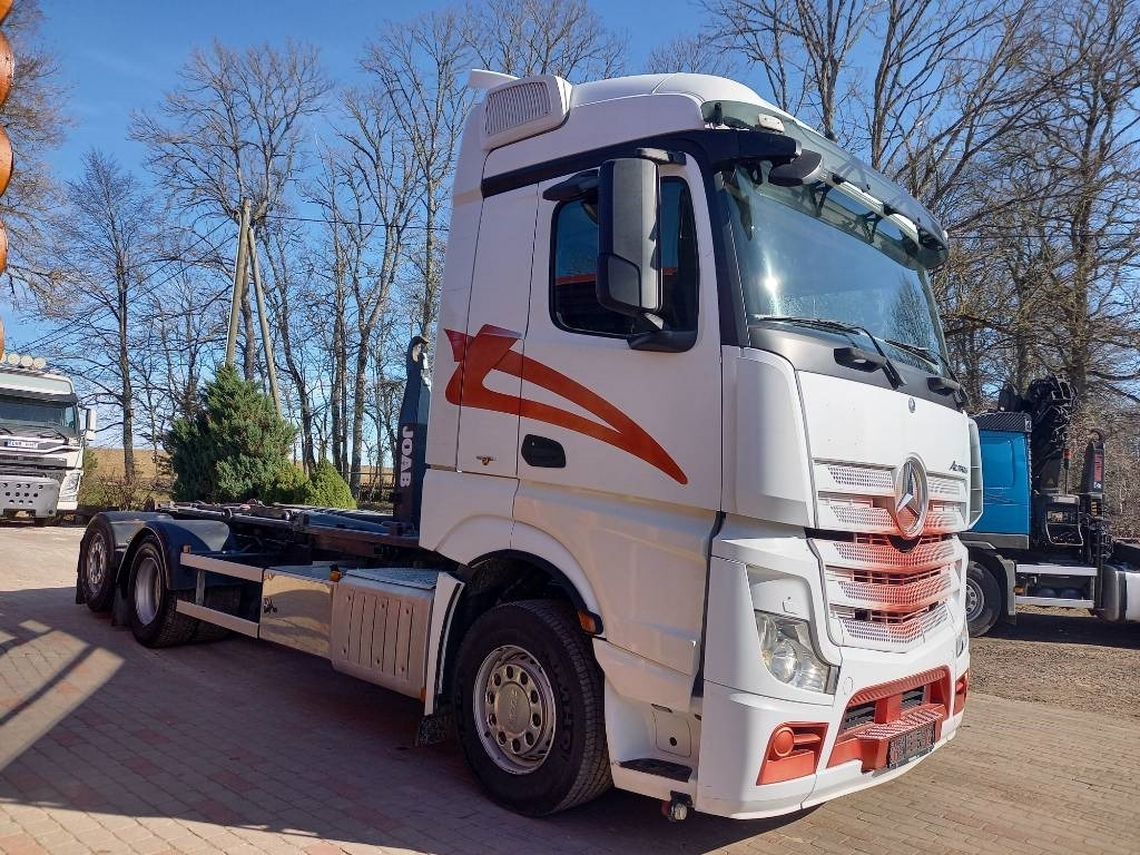 Multibasculante camión Mercedes-Benz Actros, 6X2, JOAB HOOK LIFT: foto 8