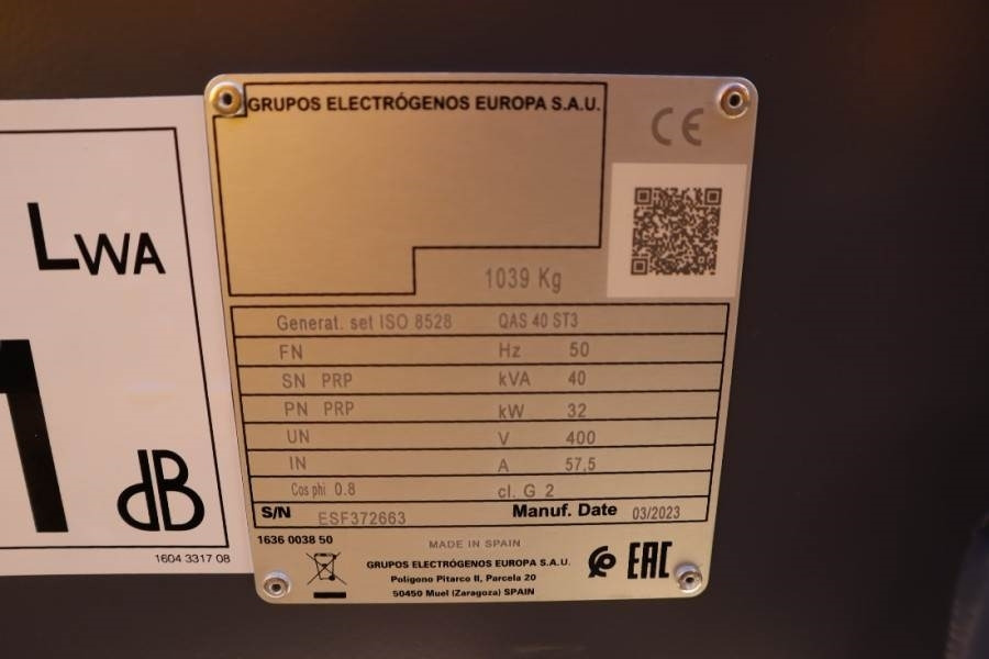 Generador industriale Atlas Copco QAS 40 ST3 Valid inspection, *Guarantee! Diesel, 4: foto 14 Generador industriale Atlas Copco QAS 40 ST3 Valid inspection, *Guarantee! Diesel, 4: foto 14