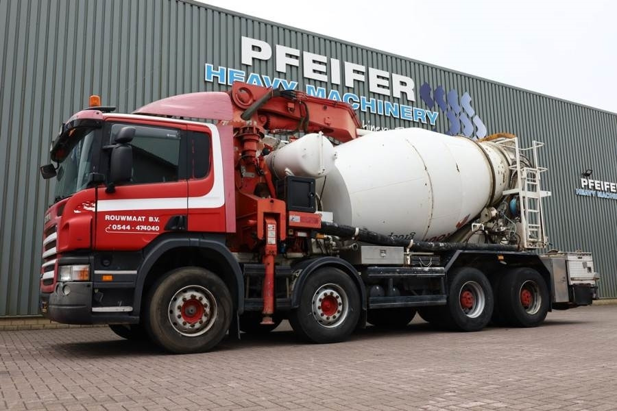 Scania 8x4 With Putzmeister PUMI 24-3.67CS Truck-mounted - Cabeza tractora: foto 1 Scania 8x4 With Putzmeister PUMI 24-3.67CS Truck-mounted - Cabeza tractora: foto 1