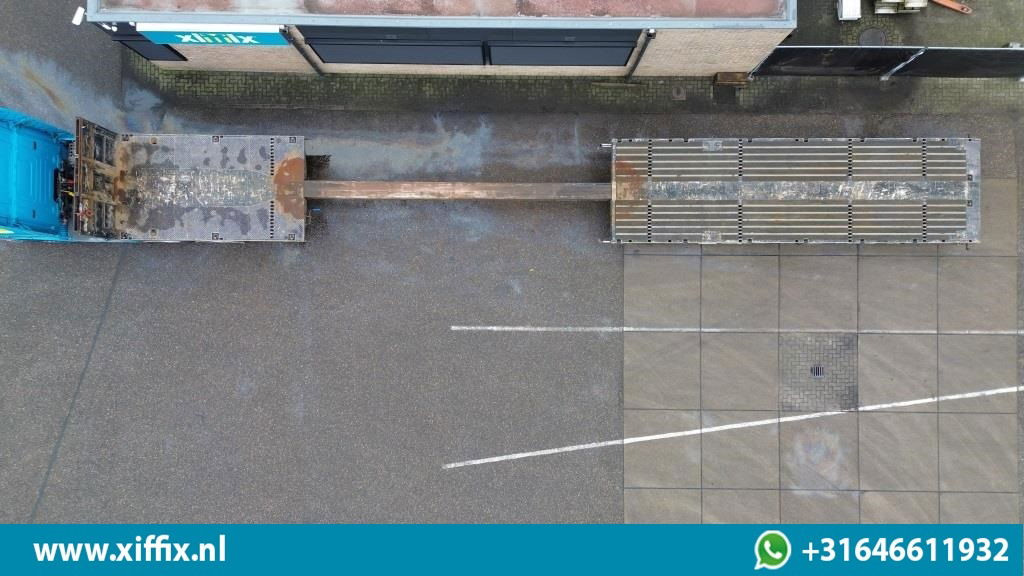 ES-GE 3-ass. Vlakke uitschuifbare Mega oplegger / Naloop gestuurd  - Semirremolque plataforma/ Caja abierta: foto 3 ES-GE 3-ass. Vlakke uitschuifbare Mega oplegger / Naloop gestuurd  - Semirremolque plataforma/ Caja abierta: foto 3