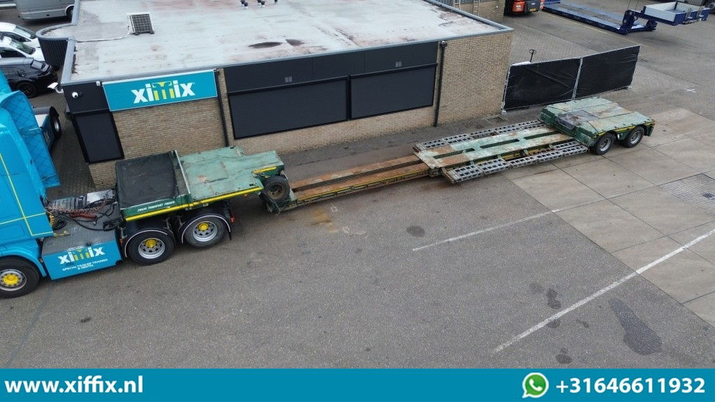 Faymonville 2-ass. Uitschuifbare dieplader met afneembare zwanenhals / 2x gestuu - Góndola rebajadas semirremolque: foto 1 Faymonville 2-ass. Uitschuifbare dieplader met afneembare zwanenhals / 2x gestuu - Góndola rebajadas semirremolque: foto 1