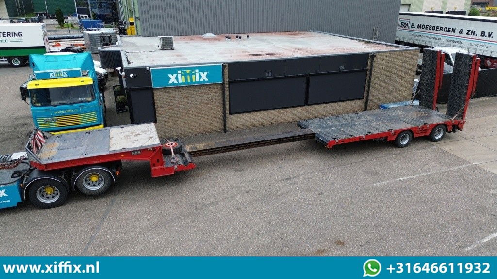 Faymonville 2-ass. Uitschuifbare semi dieplader met dubbele hydr. Kleppen / 2x gestuurd - Góndola rebajadas semirremolque: foto 1 Faymonville 2-ass. Uitschuifbare semi dieplader met dubbele hydr. Kleppen / 2x gestuurd - Góndola rebajadas semirremolque: foto 1