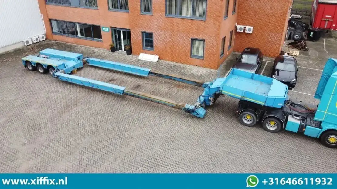 Faymonville 3-ass. Uitschuifbare dieplader met afneembare zwanenhals / Hydr. Vre - Góndola rebajadas semirremolque: foto 1 Faymonville 3-ass. Uitschuifbare dieplader met afneembare zwanenhals / Hydr. Vre - Góndola rebajadas semirremolque: foto 1