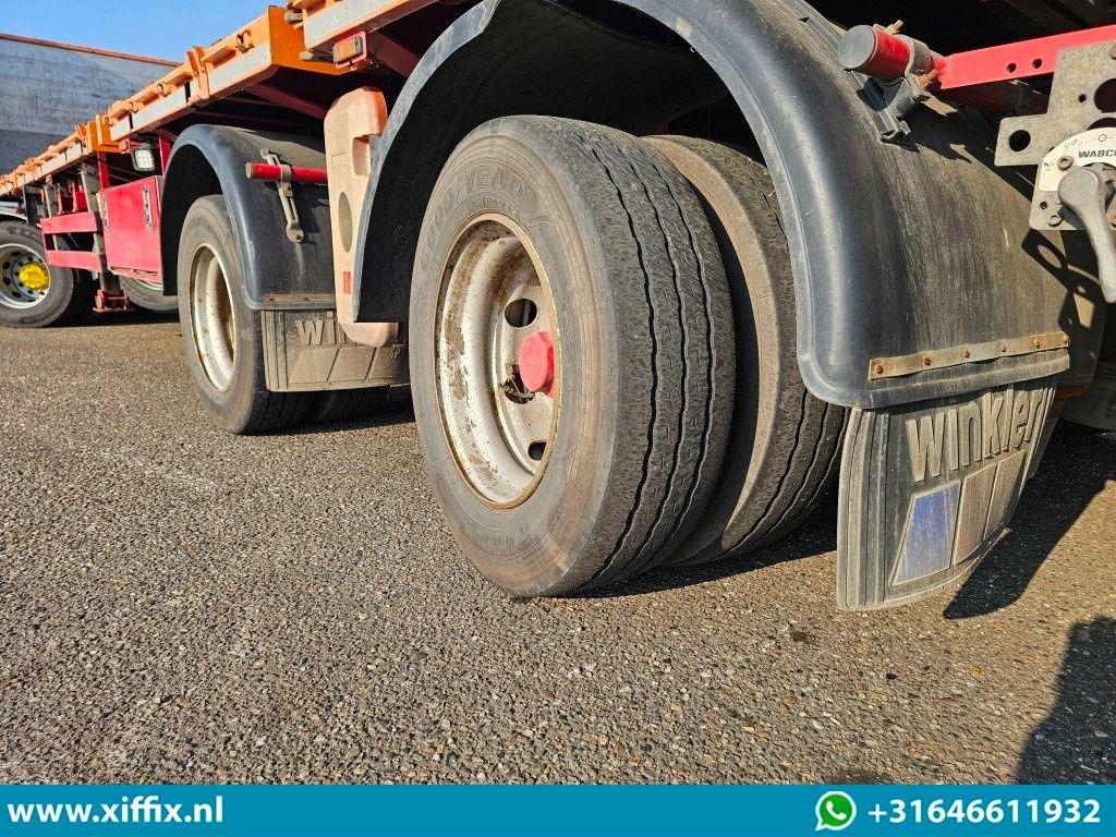 Fellechner 2-ass. Vlakke uitschuifbare Mega oplegger / Naloop gestuurd  - Semirremolque plataforma/ Caja abierta: foto 5 Fellechner 2-ass. Vlakke uitschuifbare Mega oplegger / Naloop gestuurd  - Semirremolque plataforma/ Caja abierta: foto 5