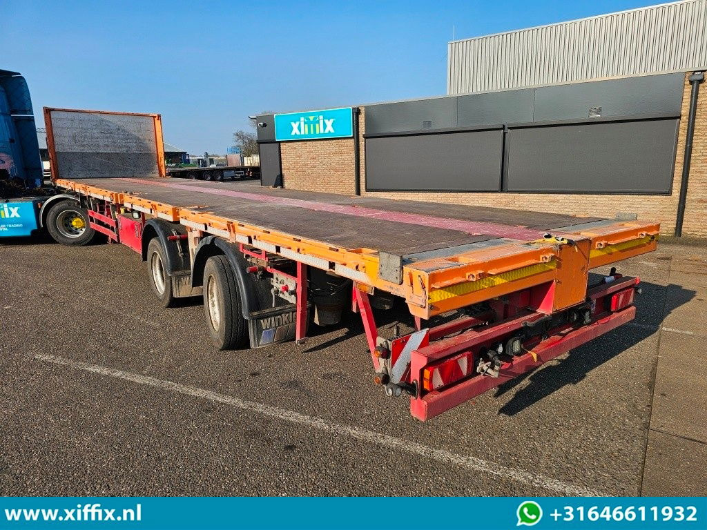 Fellechner 2-ass. Vlakke uitschuifbare Mega oplegger / Naloop gestuurd  - Semirremolque plataforma/ Caja abierta: foto 4 Fellechner 2-ass. Vlakke uitschuifbare Mega oplegger / Naloop gestuurd  - Semirremolque plataforma/ Caja abierta: foto 4