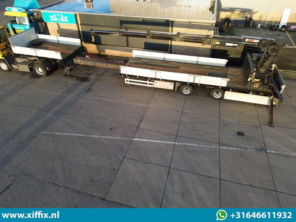 Floor 3-ass. Uitschuifbare semi dieplader met Hiab 22 ton/mtr. Kraan - Góndola rebajadas semirremolque: foto 2 Floor 3-ass. Uitschuifbare semi dieplader met Hiab 22 ton/mtr. Kraan - Góndola rebajadas semirremolque: foto 2