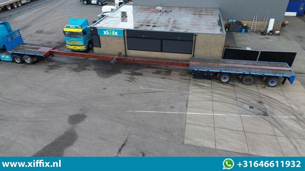 Lako 3-ass. Vlakke dubbel 2x uitschuifbare oplegger / 3x gestuurd - Semirremolque plataforma/ Caja abierta: foto 2 Lako 3-ass. Vlakke dubbel 2x uitschuifbare oplegger / 3x gestuurd - Semirremolque plataforma/ Caja abierta: foto 2