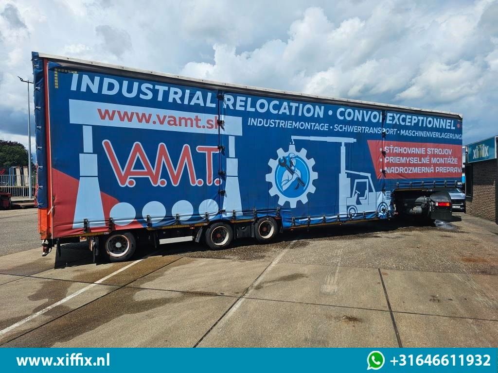 Góndola rebajadas semirremolque Meusburger 3-ass. Dieplader met huifopbouw / Naloop gestuurd: foto 8