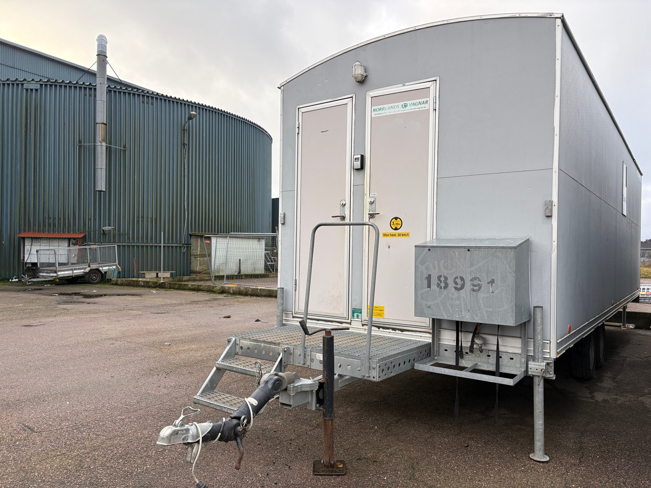 Norrlandsvagnar OMT5-50D - Casa contenedor, Remolque: foto 1 Norrlandsvagnar OMT5-50D - Casa contenedor, Remolque: foto 1