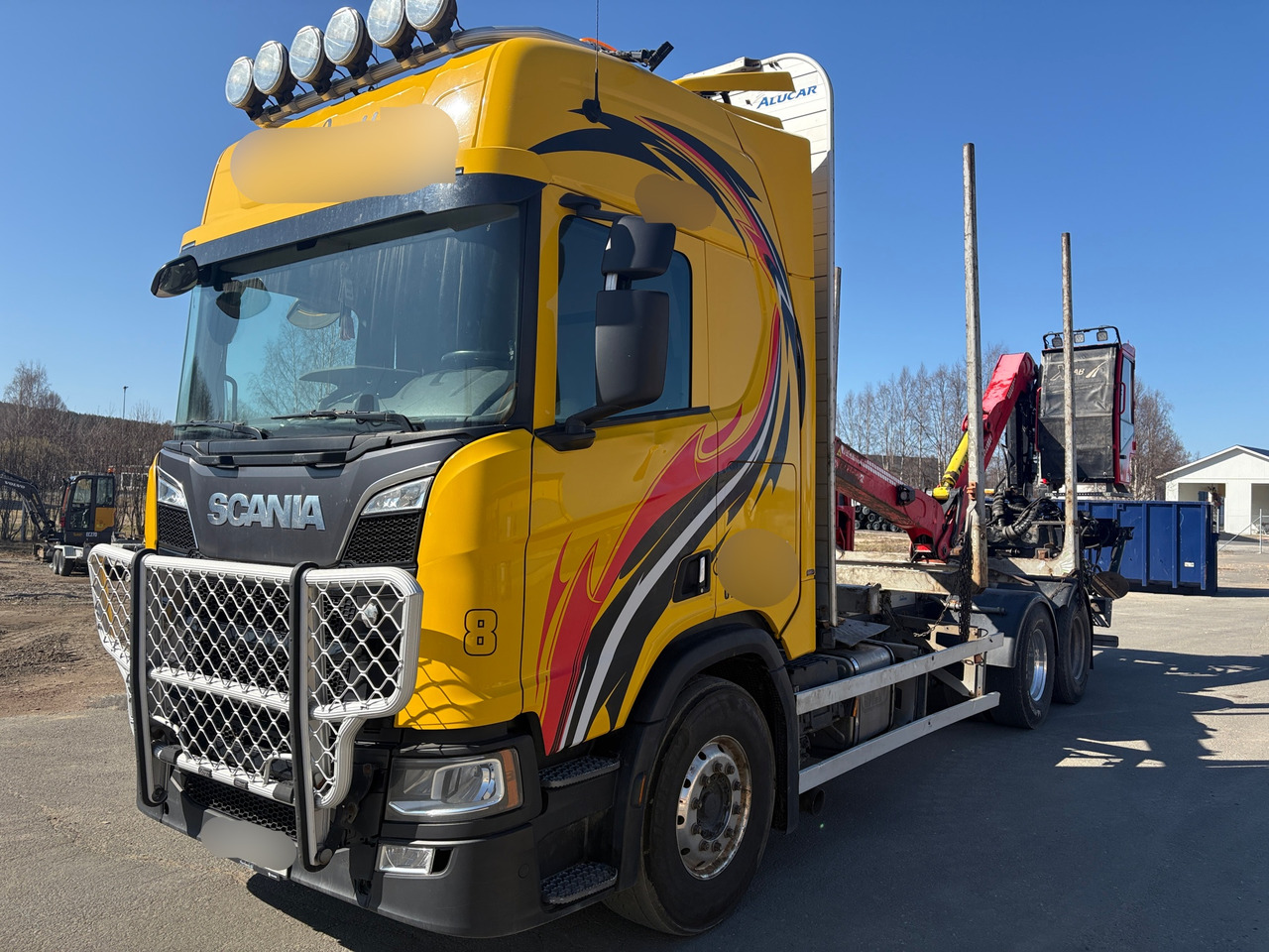 Scania R650B6X2NB - Camión forestal: foto 1 Scania R650B6X2NB - Camión forestal: foto 1
