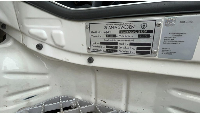 Leasing financiero de Scania R560 V8 Scania R560 V8 Manual 6x2 Boogie lift leasing Scania R560 V8 Scania R560 V8 Manual 6x2 Boogie lift: foto 11