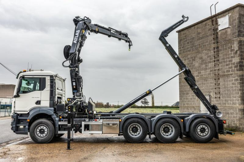 MAN TGS 35.520 BL - ATLAS 240.2E - Multibasculante camión, Camión grúa: foto 2 MAN TGS 35.520 BL - ATLAS 240.2E - Multibasculante camión, Camión grúa: foto 2