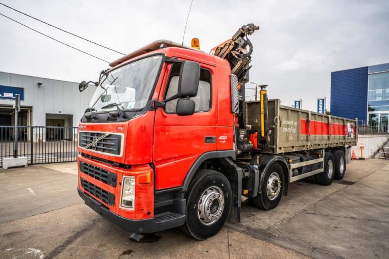 Volquete camión, Camión grúa Volvo FM 400 - PK 29002/5XHydr.: foto 7
