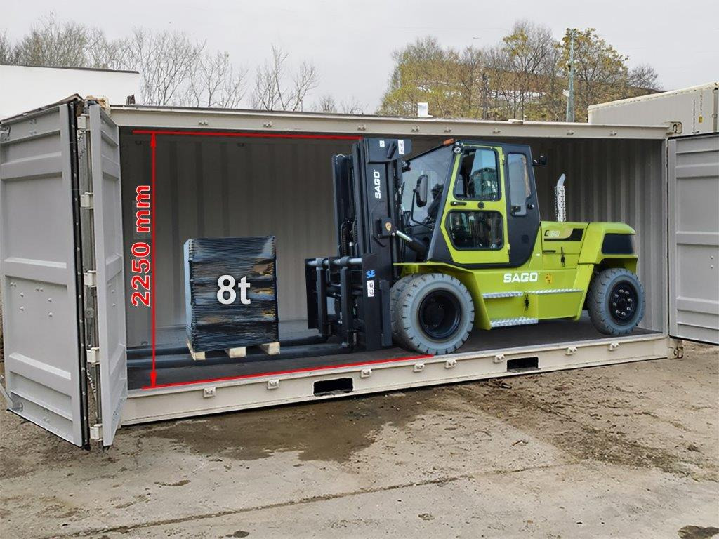 SAGO C80D - Container-Indoor-Stapler - Carretilla elevadora diésel: foto 1 SAGO C80D - Container-Indoor-Stapler - Carretilla elevadora diésel: foto 1