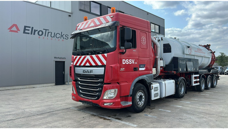 DAF XF 460 (17500L / IPSAM VACUUM + HIGH PRESSURE / BELGIAN TRUCK + TRAILER / TOP CONDITION) - Limpieza de alcantarillado: foto 2 DAF XF 460 (17500L / IPSAM VACUUM + HIGH PRESSURE / BELGIAN TRUCK + TRAILER / TOP CONDITION) - Limpieza de alcantarillado: foto 2