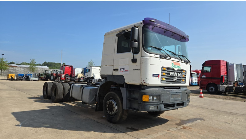 MAN 26.414 (6X4 / 6 CYLINDER / MANUAL GEARBOX / 10 TYRES / LONG CHASSIS / EURO 2) - Chasis camión: foto 3 MAN 26.414 (6X4 / 6 CYLINDER / MANUAL GEARBOX / 10 TYRES / LONG CHASSIS / EURO 2) - Chasis camión: foto 3