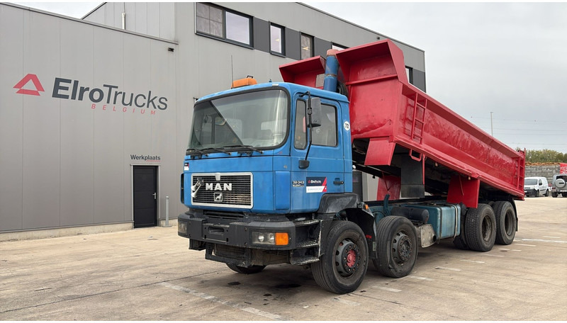 MAN 32.343 (LAMES / STEEL SUSP. / 8X4 / GRAND PONT / BIG AXLE) - Volquete camión: foto 1 MAN 32.343 (LAMES / STEEL SUSP. / 8X4 / GRAND PONT / BIG AXLE) - Volquete camión: foto 1